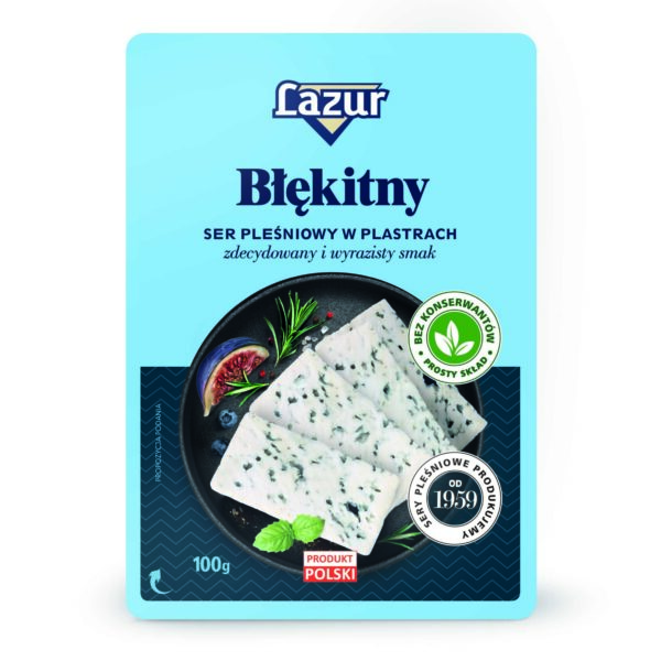 Ser pleśniowy w plastrach Lazur Błękitny