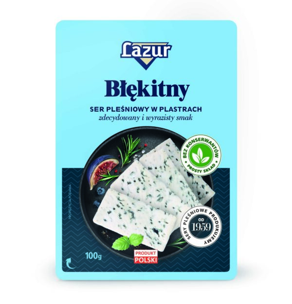 Ser pleśniowy w plastrach Lazur Błękitny