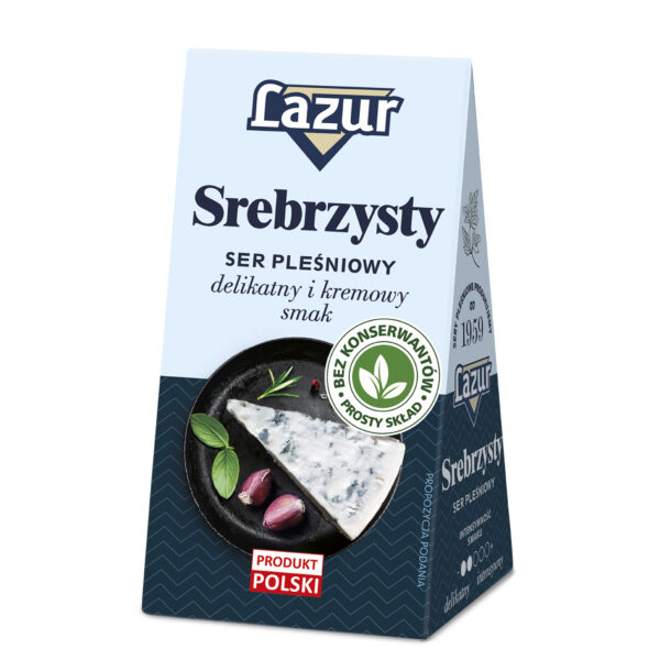 Ser srebrzysty Lazur trójkąt