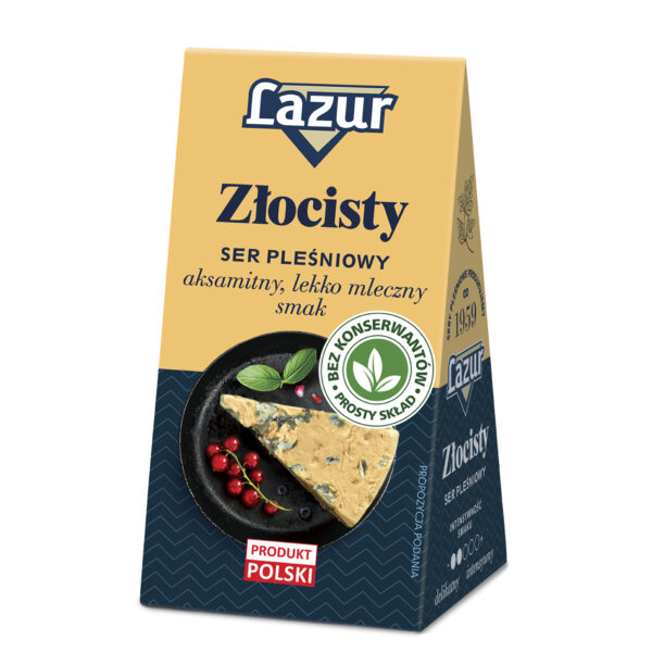 Ser złocisty Lazur trójkąt